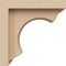 Ekena Millwork 3"W x 6"D x 6"H Classic Emerson Rough Cedar Woodgrain TimberThane Corbel, Primed Tan CORUR03X06X06EMRRCPR - alternate 4